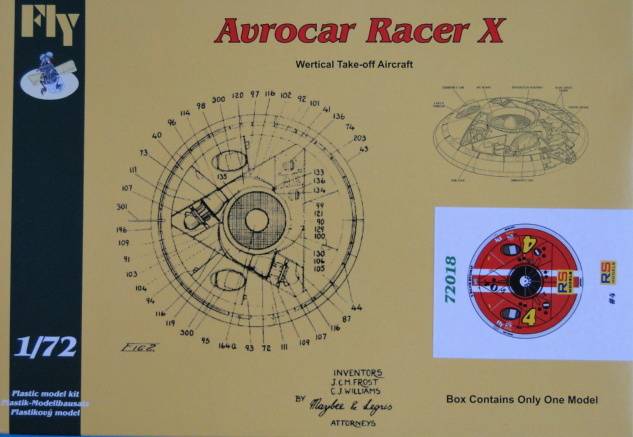 Obrázek k výrobku 1996 - Avrocar Racer X