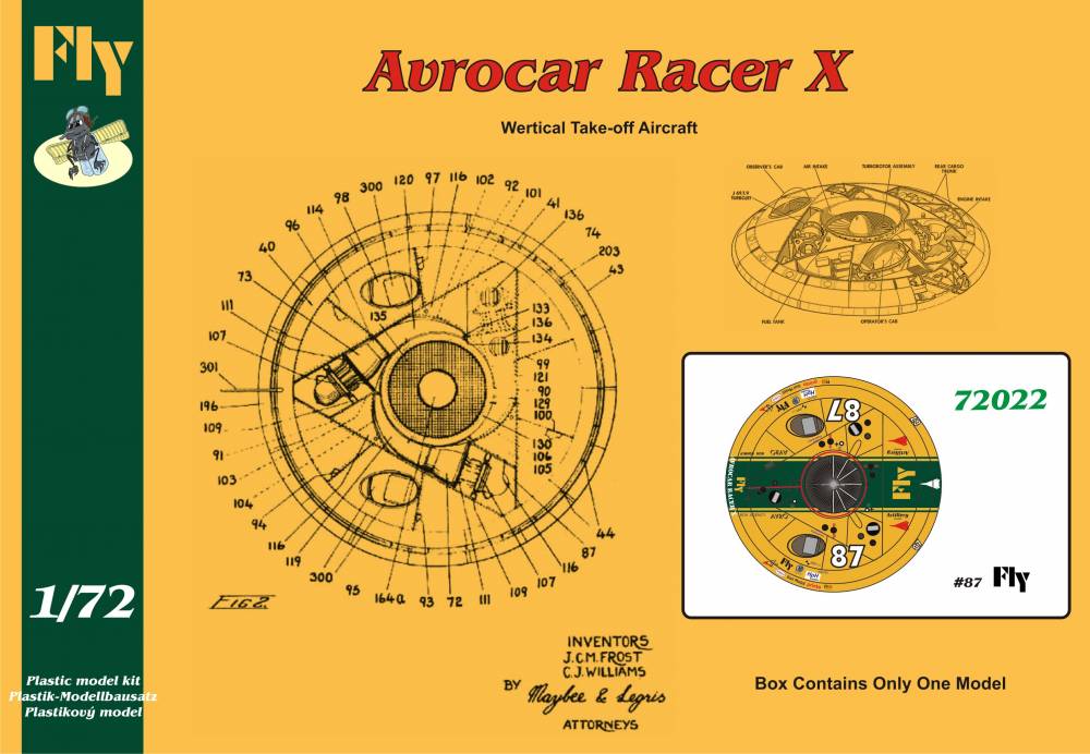 Obrázek k výrobku 2000 - Avrocar Racer X