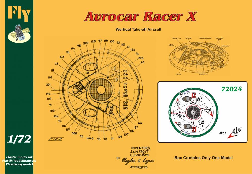 Obrázek k výrobku 2002 - Avrocar Racer X