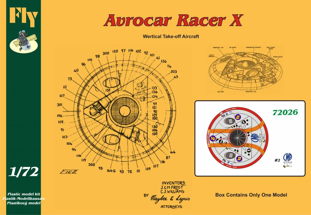 Obrázek k výrobku 2004 - Avrocar Racer X