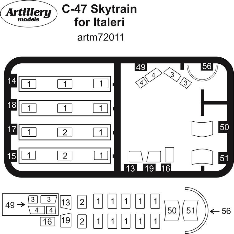 Obrázek k výrobku 2089 - C-47 Skytrain
