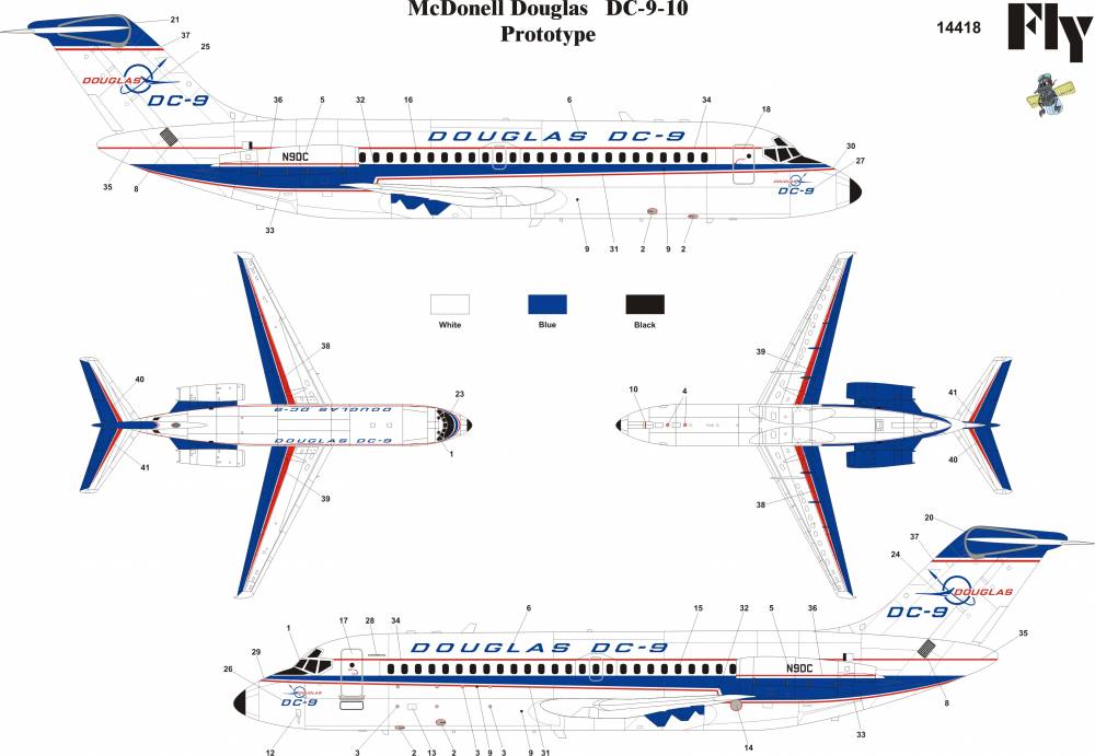 Obrázek k výrobku 2036 - DC 9-10 Prototype