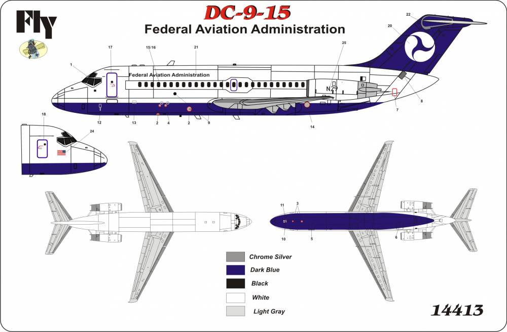 Obrázek k výrobku 2035 - DC 9-15 Federal Aviation Administration