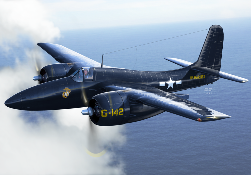 Obrázek k výrobku 2222 - F7F-3, F7F-3K Tigercat