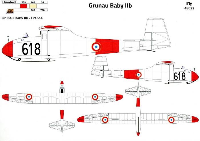 Obrázek k výrobku 1967 - Grunau Baby IIb France 1
