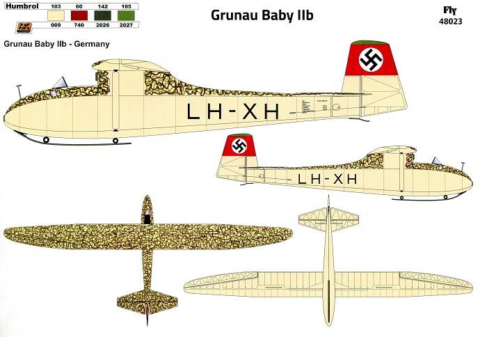 Obrázek k výrobku 1968 - Grunau Baby IIb Germany 1