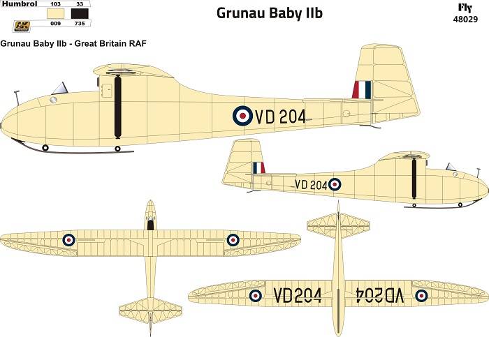 Obrázek k výrobku 1973 - Grunau Baby IIb RAF