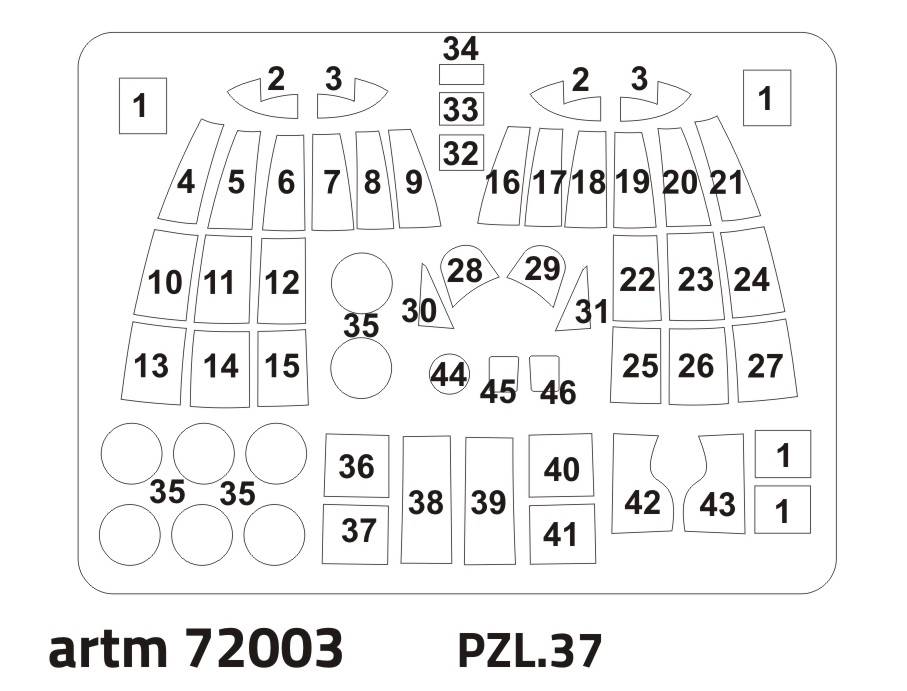 Obrázek k výrobku 2049 - Maska PZL.37