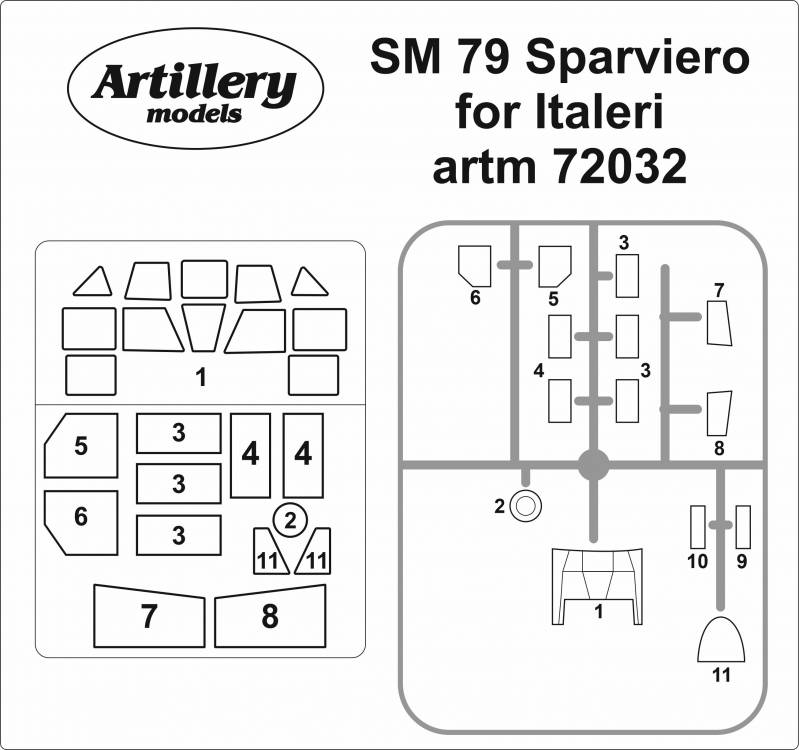 Obrázek k výrobku 2127 - SM 79 Sparviero